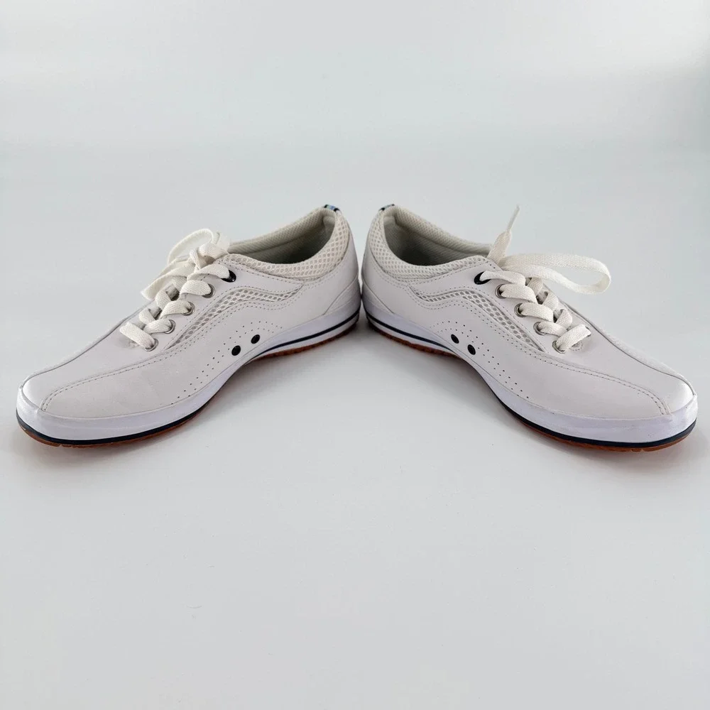 KEDS Spirit White Leather Retro Walking Sneakers Women's Size 7
